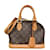 Louis Vuitton Alma BB Brown Cloth  ref.1199081