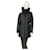 Moncler Zeia Giubbotto Black Quilted Puffer Down long Jacket Coat Size 2 Polyester  ref.1199093