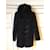 PINKO  Coats T.fr 38 Wool Black  ref.1199109