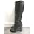 MIU MIU  Boots T.eu 37 Patent leather Grey  ref.1199111