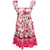 Autre Marque Cara Cara Jacobean Rouge Lexa Dress Pink Cotton  ref.1199125