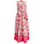 Autre Marque Cara Cara Jacobean Rouge Torres Kleid Pink Baumwolle  ref.1199131