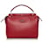 Red Fendi Large DotCom Leather Satchel  ref.1199157