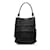Black Burberry Suede Fringe Bucket Bag Leather  ref.1199164