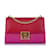 Red Gucci Small Padlock Leather Crossbody Bag  ref.1199189
