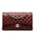 Burgundy Chanel Medium Classic Caviar Double Flap Shoulder Bag Dark red Leather  ref.1199217