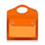 Bolso satchel mini burberry de cuero con bolsillo en color naranja  ref.1199227