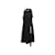 Bow Schwarzer Prada 2018 Kleid mit Kristallverzierung, Größe US M/l Synthetisch  ref.1199233