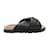 Black Christian Dior Cannage D-Twist Espadrille Sandals Size 39.5 Leather  ref.1199254