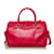 Duffle Bolso satchel clásico de cuero tipo lona para bebé de Saint Laurent rojo Roja  ref.1199258