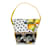 Dolce & Gabbana Weiße Dolce&Gabbana-Handtasche aus bedrucktem Canvas Leder  ref.1199261