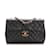 Borsa a tracolla singola con patta singola classica Chanel Maxi in pelle di agnello nera Nero  ref.1199311