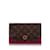 Carteira Louis Vuitton Monogram Flore marrom com corrente Lona  ref.1199336
