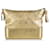 Goldene Chanel mittelgroße Gabrielle Hobo-Umhängetasche Leder  ref.1199339
