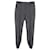Alexander McQueen Pantalon à poignets élastiqués en coton gris  ref.1199451