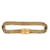 Chanel Vintage-Logo-Schild aus goldfarbenem Metall mit mehreren Ketten für Gürtel Golden  ref.1199482