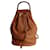 Gucci Bamboo backpack in brown leather, Maxi size  ref.1199499