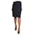 Gucci Jupe noire en laine et soie mélangées - taille UK 14  ref.1199593