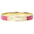 Miu Miu Emailliertes Armband mit rosa Logo Pink  ref.1199614
