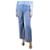 Agnona Pantalón azul mezcla de lana - talla UK 8  ref.1199622