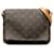 Louis Vuitton Brown Monogram Musette Tango Short Strap Leather Cloth  ref.1199671