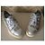 Chanel Creepers in pelle metallizzata argento Silver hardware - vista 2