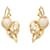 inconnue Boucles d'oreilles vintage en or rose.  ref.1200067