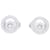 Boucles d'oreilles Chopard "Happy Spirit" or blanc, diamants.  ref.1200068