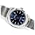 Rolex Oyster Perpetual 34 blue Ref.124200 Mens Silvery Steel  ref.1200077