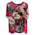 Dolce & Gabbana Top fleuri D&G, taille IT46 Soie Rose  ref.1200201