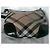 Borsa a tracolla Burberry Supernova in tela marrone e pelle verniciata nera Nero - vista 9