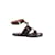 Chloé Sapatos de sandália de couro Preto  ref.1200387