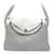 Autre Marque Hermes White 2007 Togo Leather Lindy Handbag  ref.1200407
