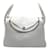 Autre Marque Hermes White 2007 Sac à main Lindy en cuir Togo Blanc  ref.1200407