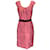 Autre Marque lela rosa rosa / Vestido de jacquard con cuello redondo naranja Multicolor Seda  ref.1200416