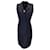 Autre Marque Marineblaues ärmelloses Kleid aus Baumwolle und Seide von Akris  ref.1200420
