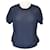 Loro Piana T-Shirt En Tricot Bleu Marine Coton  ref.1200453