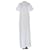 Prada Vestido Maxi Piquê Polo Branco Algodão  ref.1200463