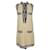 Gucci Yellow/Blue Stripe Pocket Detail Midi Dress Wool  ref.1200474