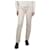 Autre Marque Cream straight-leg jeans - size UK 8 Cotton  ref.1200577