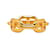 Ring Hermès Anello per sciarpa Hermes in regata dorata D'oro Metallo Placcato in oro  ref.1200618