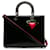 Dior Black x Joana Vasconcelos LED Heart Lady Dior Schwarz Leder Lackleder  ref.1200642