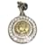 Autres bijoux Autre Marque Dyrberg/Pendentif en cristal et pièce de monnaie Kern Bijouterie argentée  ref.1200695