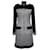 Chanel Klassisches Kleid mit CC-Knöpfen Grau Kaschmir  ref.1200700