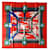 Hermès carré "Perspectives" Soie Multicolore  ref.1200718