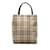 Brown Burberry House Check Handbag Leather  ref.1200830