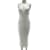 Autre Marque NON SIGNE / UNSIGNED  Dresses T.International S Polyester White  ref.1200911