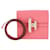 Rosa Cinhetic To Go-Geldbörse von Hermès Pink Leder Kalbähnliches Kalb  ref.1201018