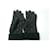 LOUIS VUITTON Neue schwarze Handschuhe Mouton T7,5 / M71848 Pelz  ref.1201126