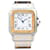 CARTIER Santos Galbee accessory in Gold and Silver steel - 101649 Silvery White gold  ref.1201137